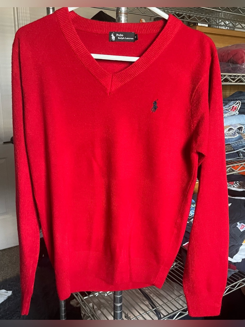 Men’s Polo Ralph Lauren Red Knitwear